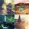 Indonesia collage Royalty Free Stock Photo