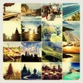 Indonesia collage Royalty Free Stock Photo