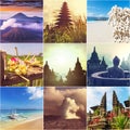 Indonesia collage Royalty Free Stock Photo