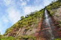 Indonesia countryside. Waterfall in the Harau valley