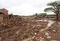 Aftermath of flash flood in 2016 in Garut, West Java, Indonesia.