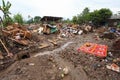 Aftermath of flash flood in 2016 in Garut, West Java, Indonesia.