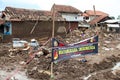 Aftermath of flash flood in 2016 in Garut, West Java, Indonesia.