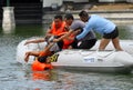 INDONESIA EMERGENCY TEAM TRAINING Royalty Free Stock Photo