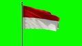 Indonesia Flag 3D animation