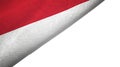 Indonesia flag left side with blank copy space Royalty Free Stock Photo