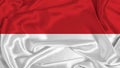 Silk Indonesia Flag