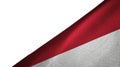 Indonesia flag right side with blank copy space Royalty Free Stock Photo