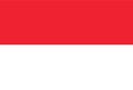 Indonesia flag vector.Illustration of Indonesia flag