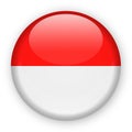 Indonesia Flag Vector Round Icon