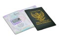 Indonesia Green Passport Book