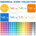 Indonesia icons collection.