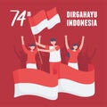 indonesia independence card