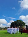 Indonesia independent day at Blitar city east java Royalty Free Stock Photo