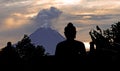 Indonesia, java, Borobudur: Merapi