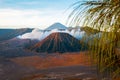 Indonesia. Java island. View of the Bromo volcano. Mountain landscape Royalty Free Stock Photo