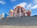 Indonesia, 6 June 2022. The 99 dome mosque in Makassar, South Sulawesi