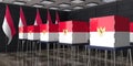 Indonesia - polling station - election concept