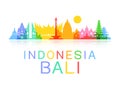 Indonesia Travel Landmarks.