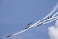 Singapore Airshow 2024 - Indonesian Air Force Jupiter Aerobatic Team Royalty Free Stock Photo