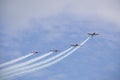 Singapore Airshow 2024 - Indonesian Air Force Jupiter Aerobatic Team Royalty Free Stock Photo