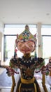 Indonesian authentic wayang golek, wooden carved rod puppet