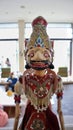 Indonesian authentic wayang golek, wooden carved rod puppet