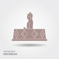 Indonesian Borobudur ancient temple