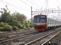 An Indonesian CC 201 diesel locomotive