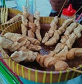 Indonesian chilhood streetfood called bakaran