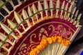 Indonesian Decorative Fan Royalty Free Stock Photo
