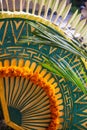 Indonesian Decorative Fan Royalty Free Stock Photo