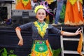 Indonesian do a flash mob traditional dance to celebrate national education day