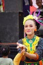 Indonesian do a flash mob traditional dance to celebrate national education day