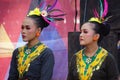 Indonesian do a flash mob traditional dance to celebrate national education day