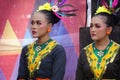 Indonesian do a flash mob traditional dance to celebrate national education day