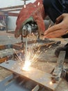 Indonesian electric welder
