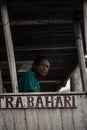 Indonesian fishing boat captain Royalty Free Stock Photo