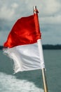 indonesian flag Royalty Free Stock Photo