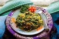 Indonesian food - Balinese vegetable salad Royalty Free Stock Photo
