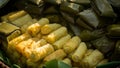 Indonesian Food known as Risoles in traditional market Royalty Free Stock Photo