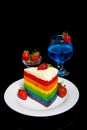 Indonesian Food Rainbow Cake