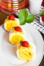 Indonesian Food Roll Jelly Ager Gulung