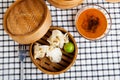 Indonesian Food Siomay Bandung view from the top Royalty Free Stock Photo