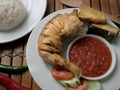 Indonesian Fried Chicken Royalty Free Stock Photo