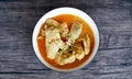 Indonesian gulai ayam or Indonesian chicken curry