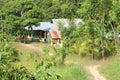 Indonesian house in forest Royalty Free Stock Photo