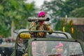 Indonesian Marine Corps troops parade