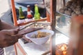 Indonesian meatball street food vendor