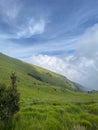 Indonesian mountain savanna Royalty Free Stock Photo
